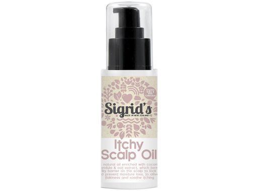 Natural Itchy Scalp Oil, with organic extracts