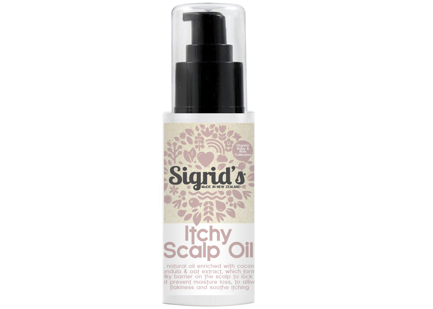 Natural Itchy Scalp Oil, with organic extracts