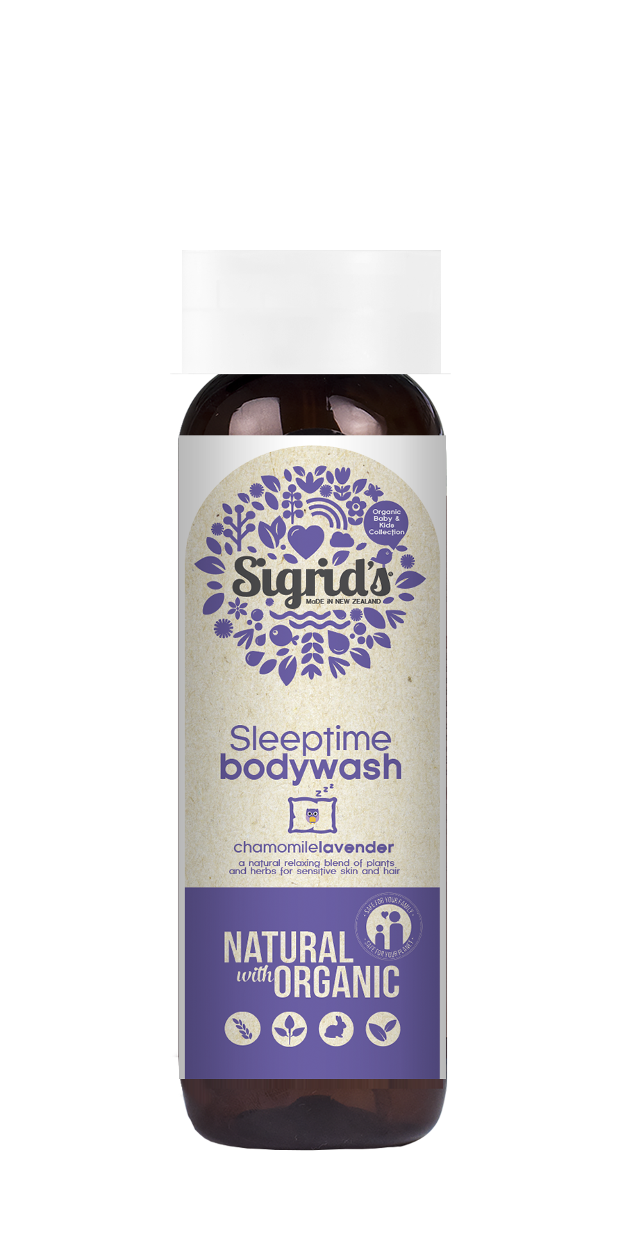 Natural Sleepy bodywash, with organic extracts