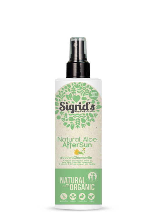 Natural Aloe Aftersun Spray, with organic extracts