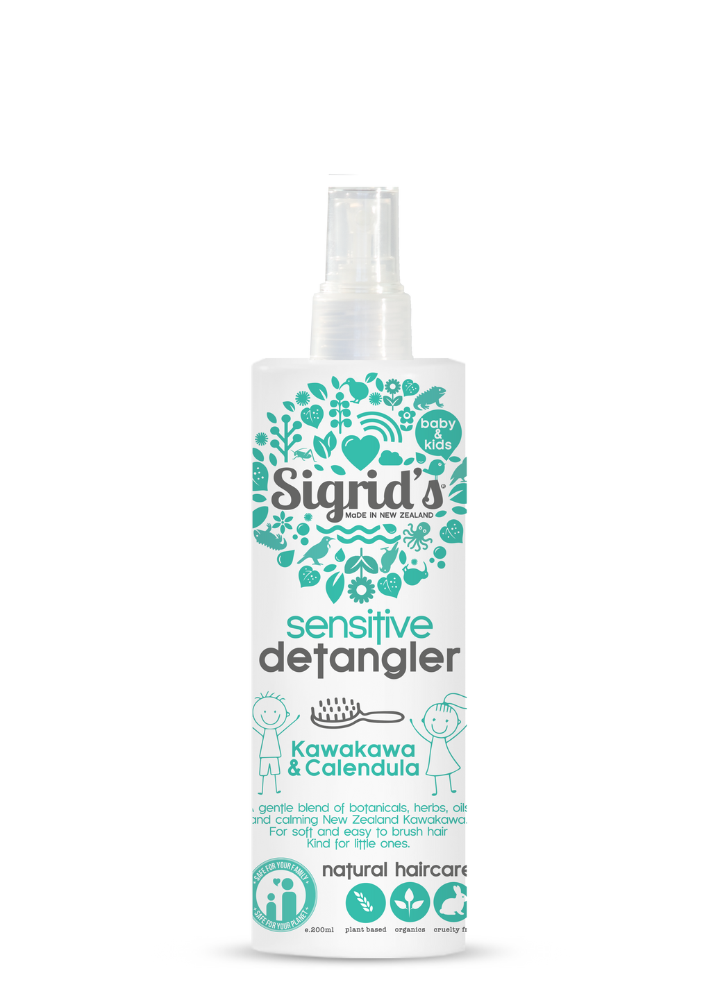 Sensitive Hair Kawakawa Hair Detangler